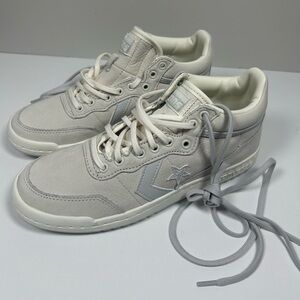 New NWOT Converse Fastbreak Pro Mid-Top Sneakers in Off-White and Light Gray